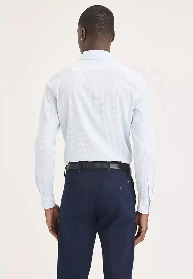 MEN'S REFINED POPLIN SHIRT LONG SLEEVE SLIM FIT