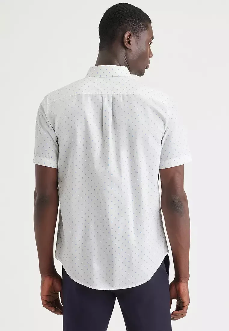 MEN'S SHORT SLEEVE SIGNATURE STAIN DEFENDER® SLIM FIT SHIRT