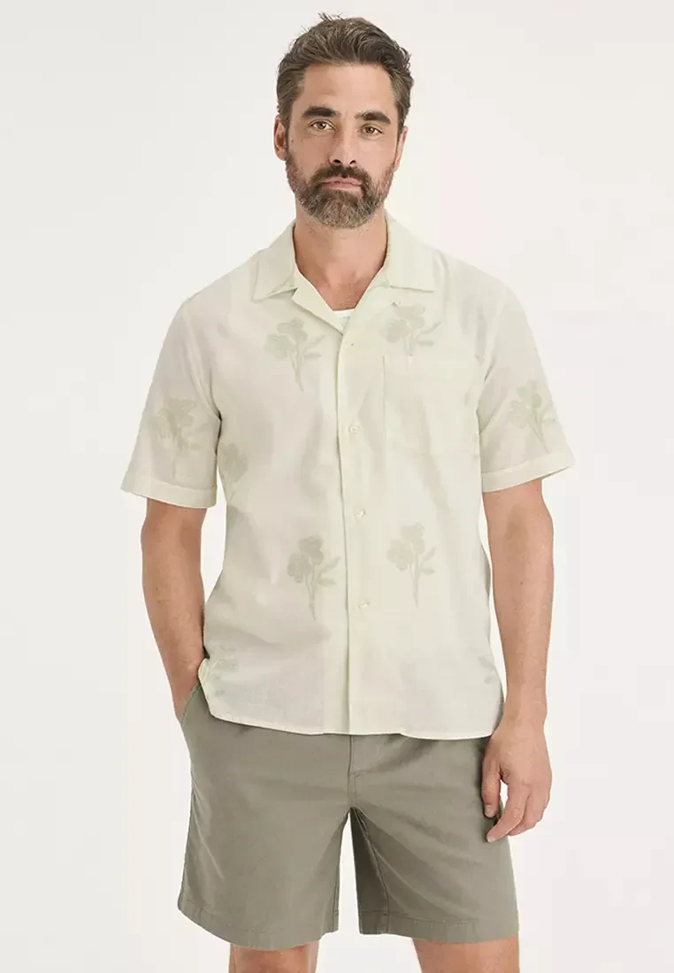 MEN'S CAMP SHIRT SHORT SLEEVE REGULAR FIT