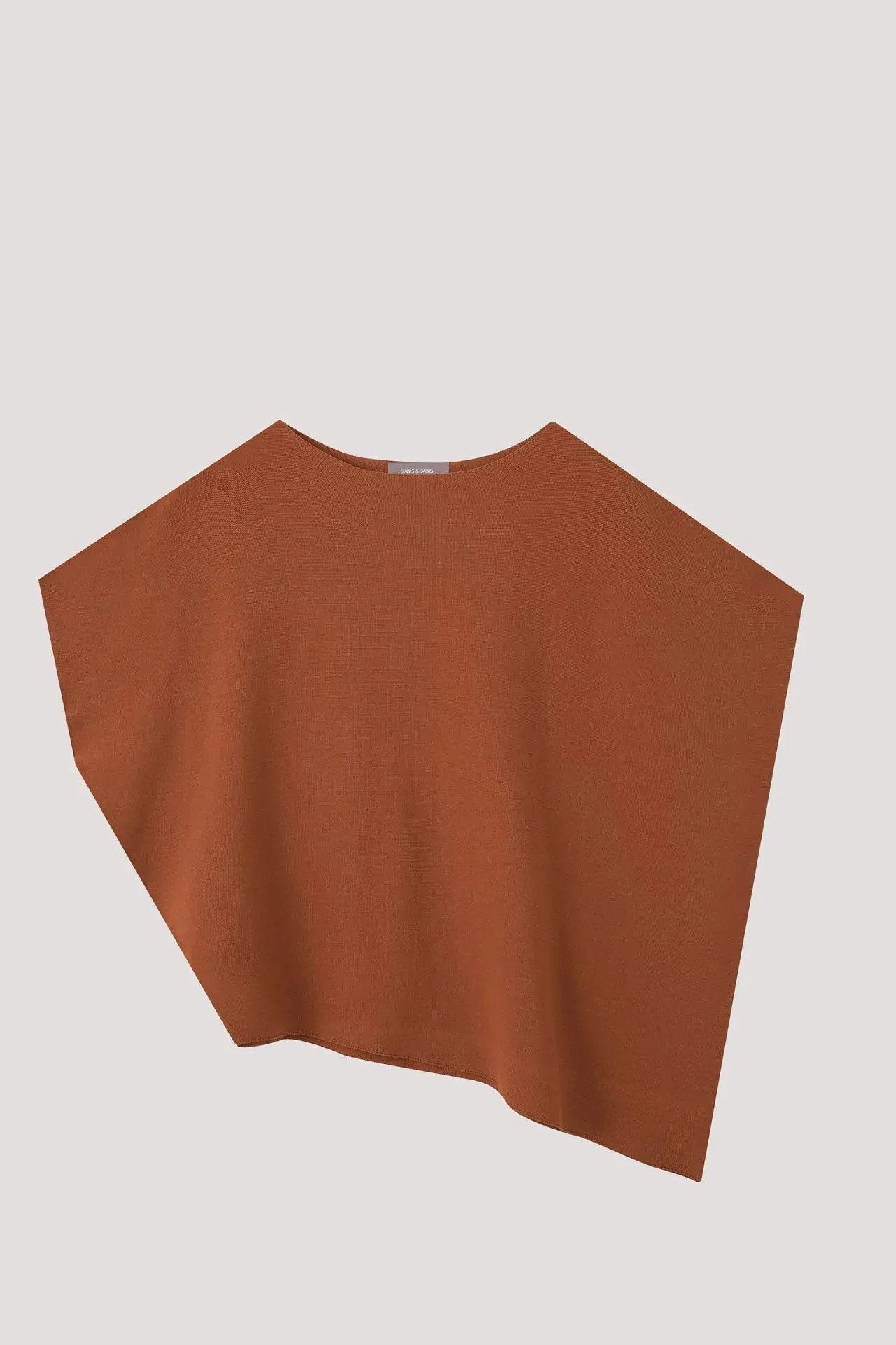 ASYMMETRICAL HEM MAGYAR SLEEVE KNIT