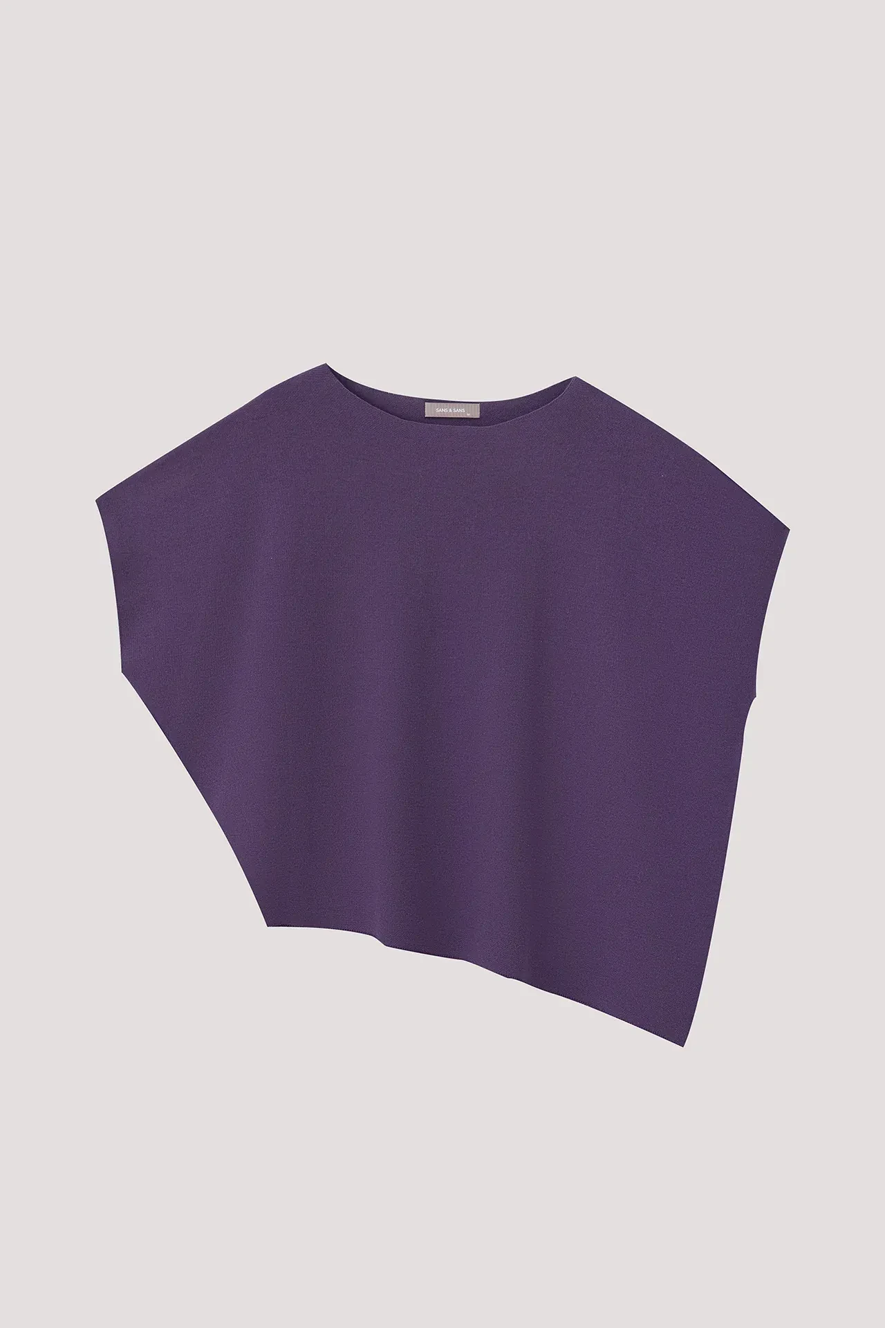 ASYMMETRICAL HEM MAGYAR SLEEVE KNIT
