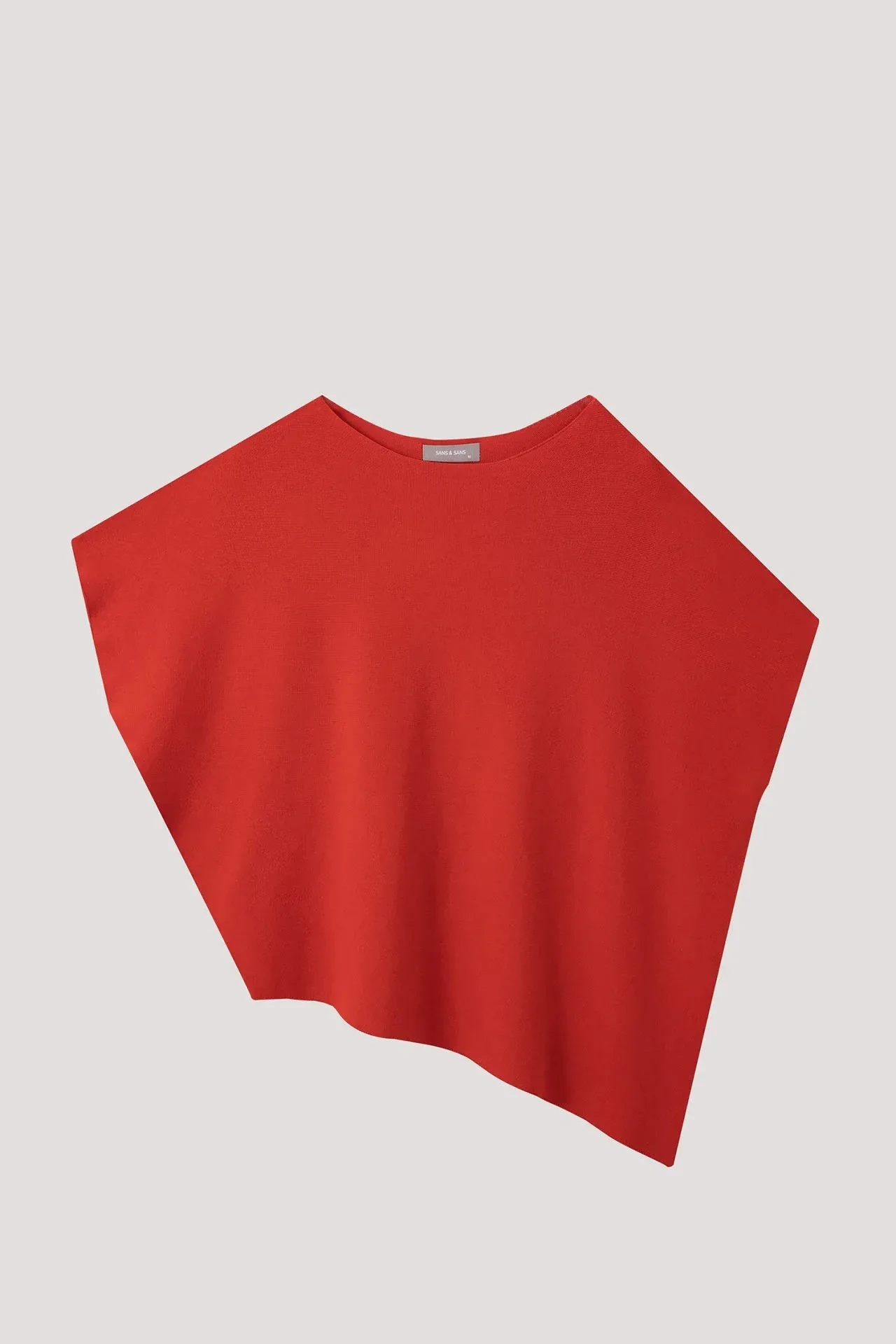 ASYMMETRICAL HEM MAGYAR SLEEVE KNIT