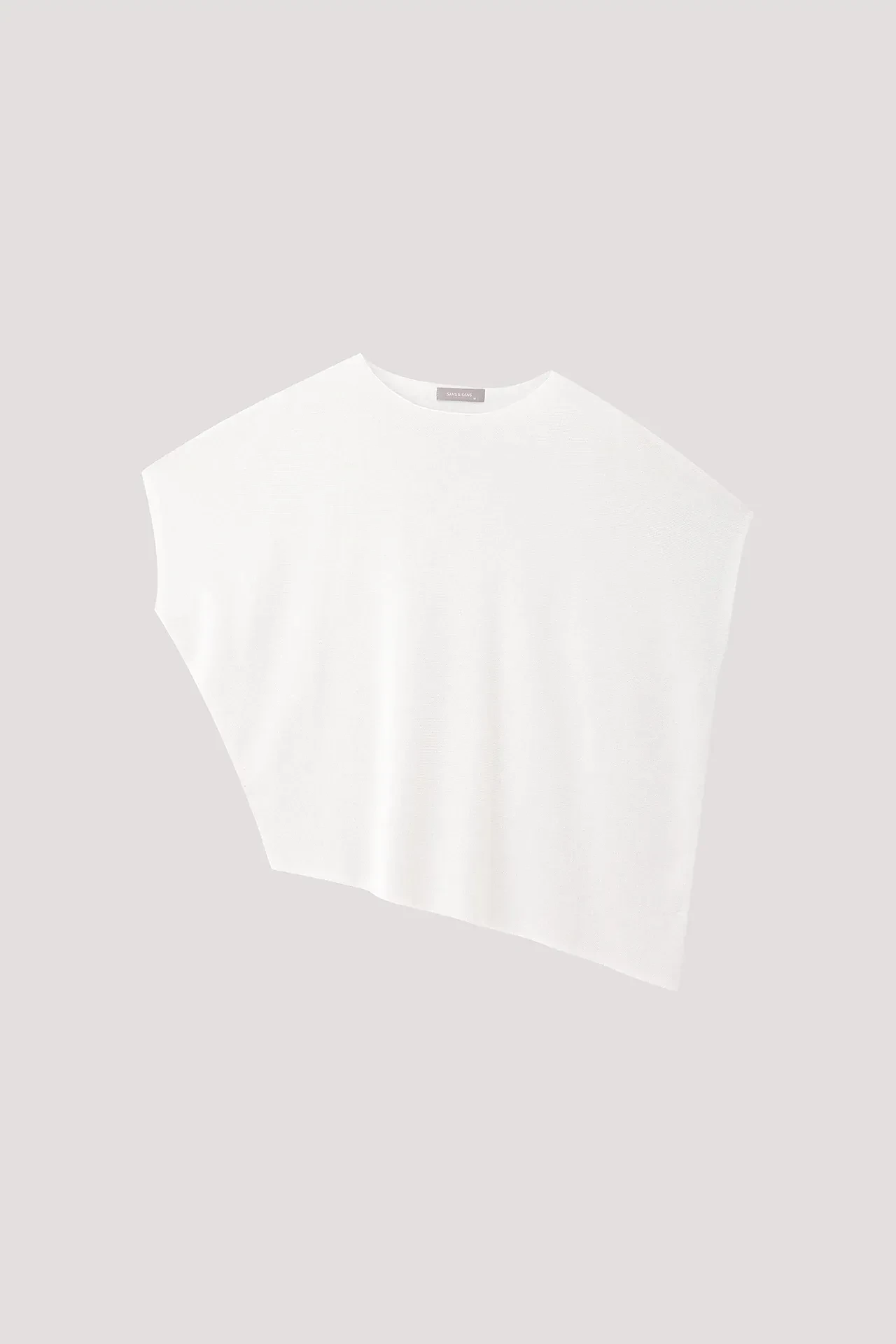 ASYMMETRICAL HEM MAGYAR SLEEVE KNIT