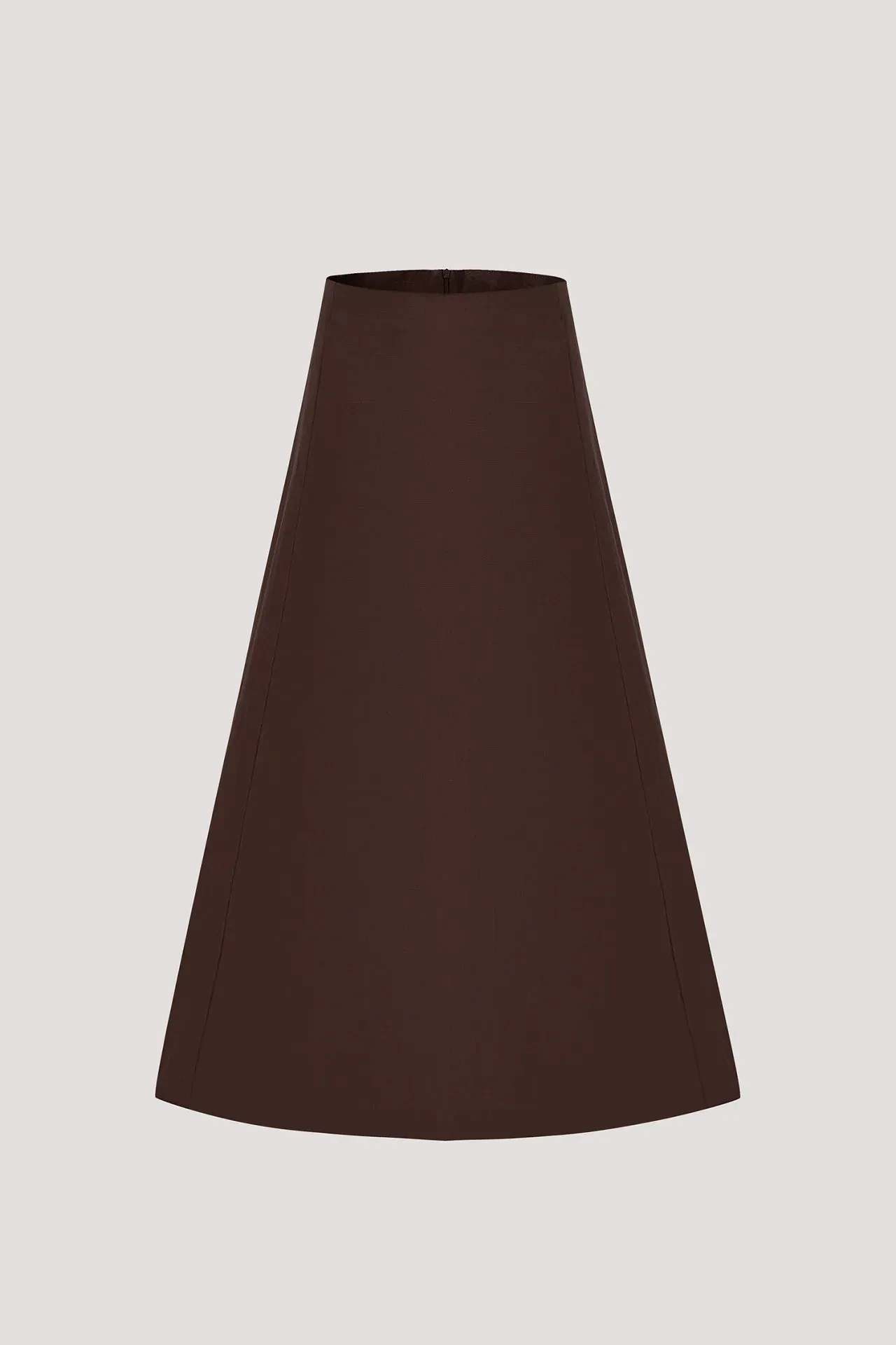 LINEN MIDI SKIRT
