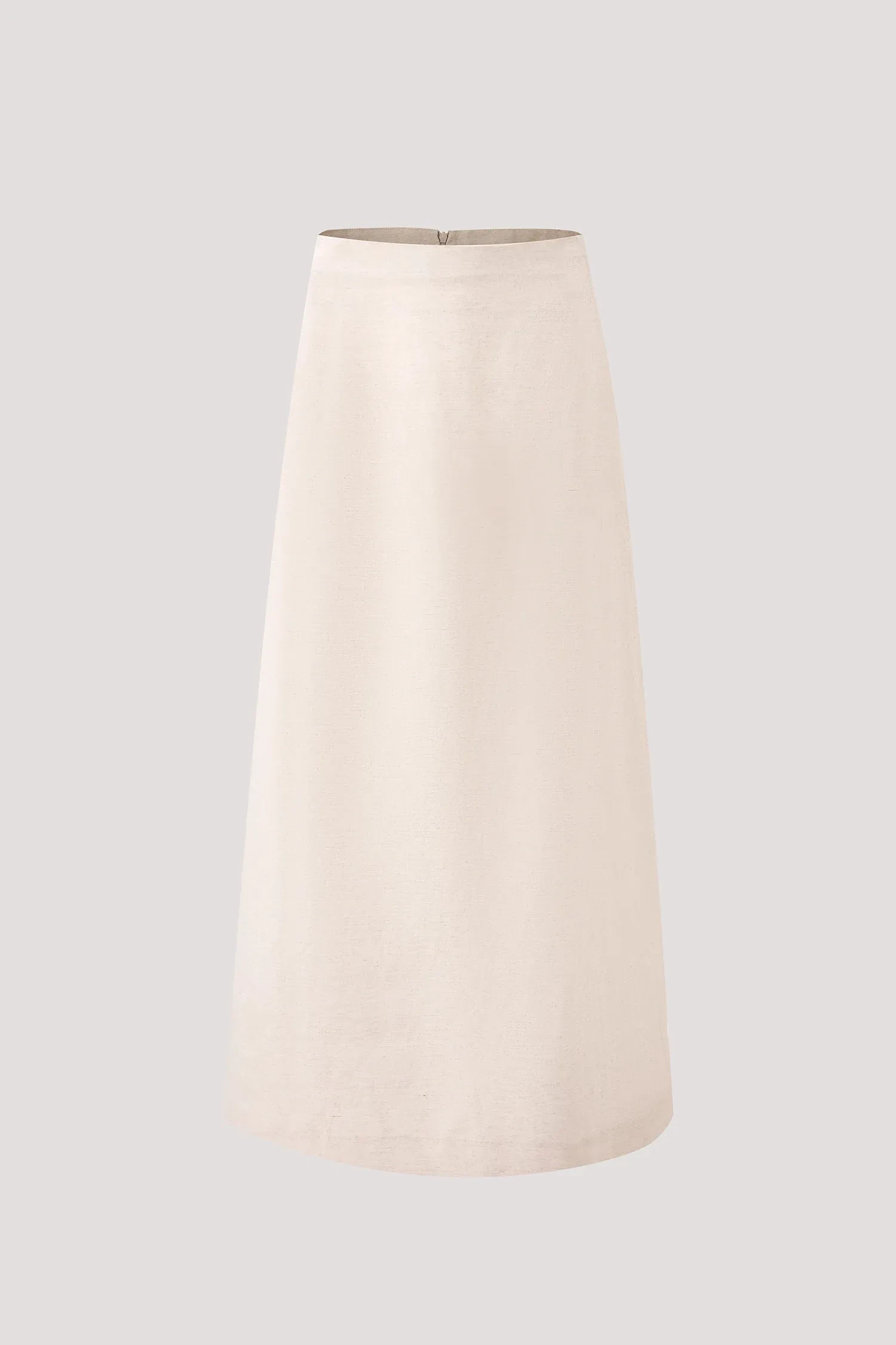 LINEN MIDI SKIRT