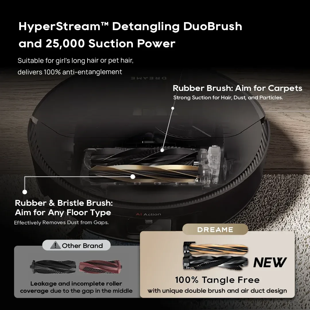 DREAME AQUA 10 PRO TRACK ROBOT VACUUM CLEANER