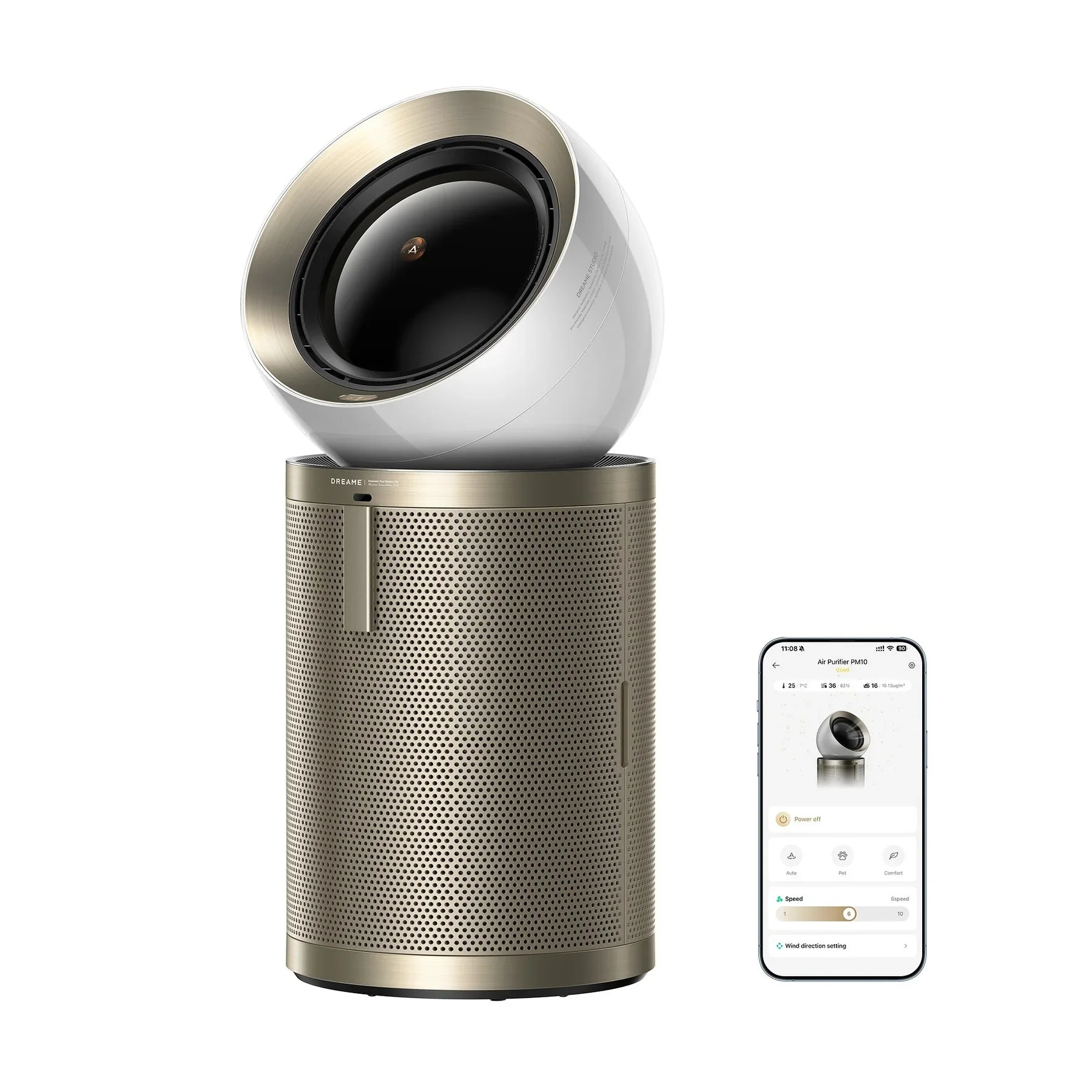 DREAME AIR PURIFIER PM10 - GOLD