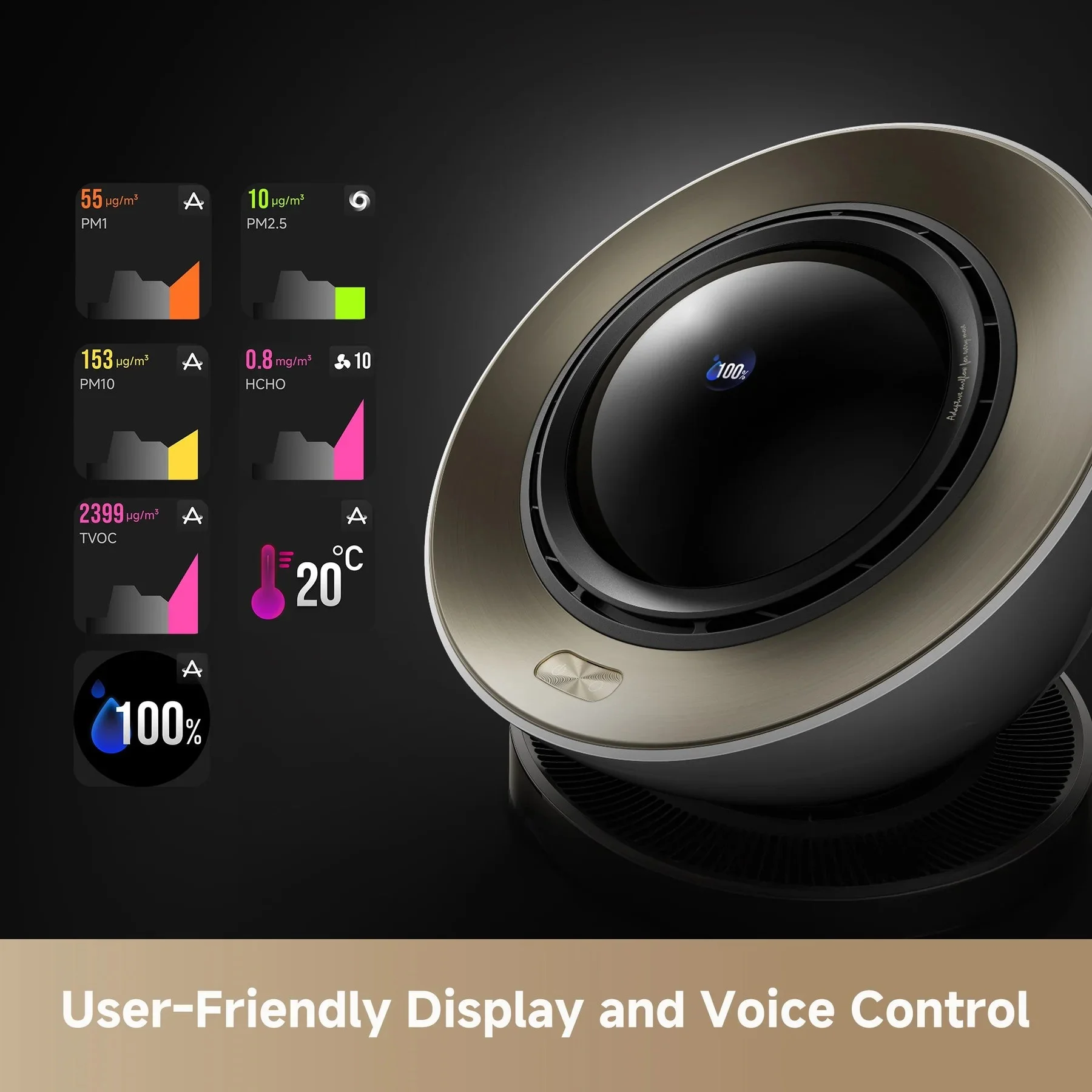 DREAME AIR PURIFIER PM10 - GOLD