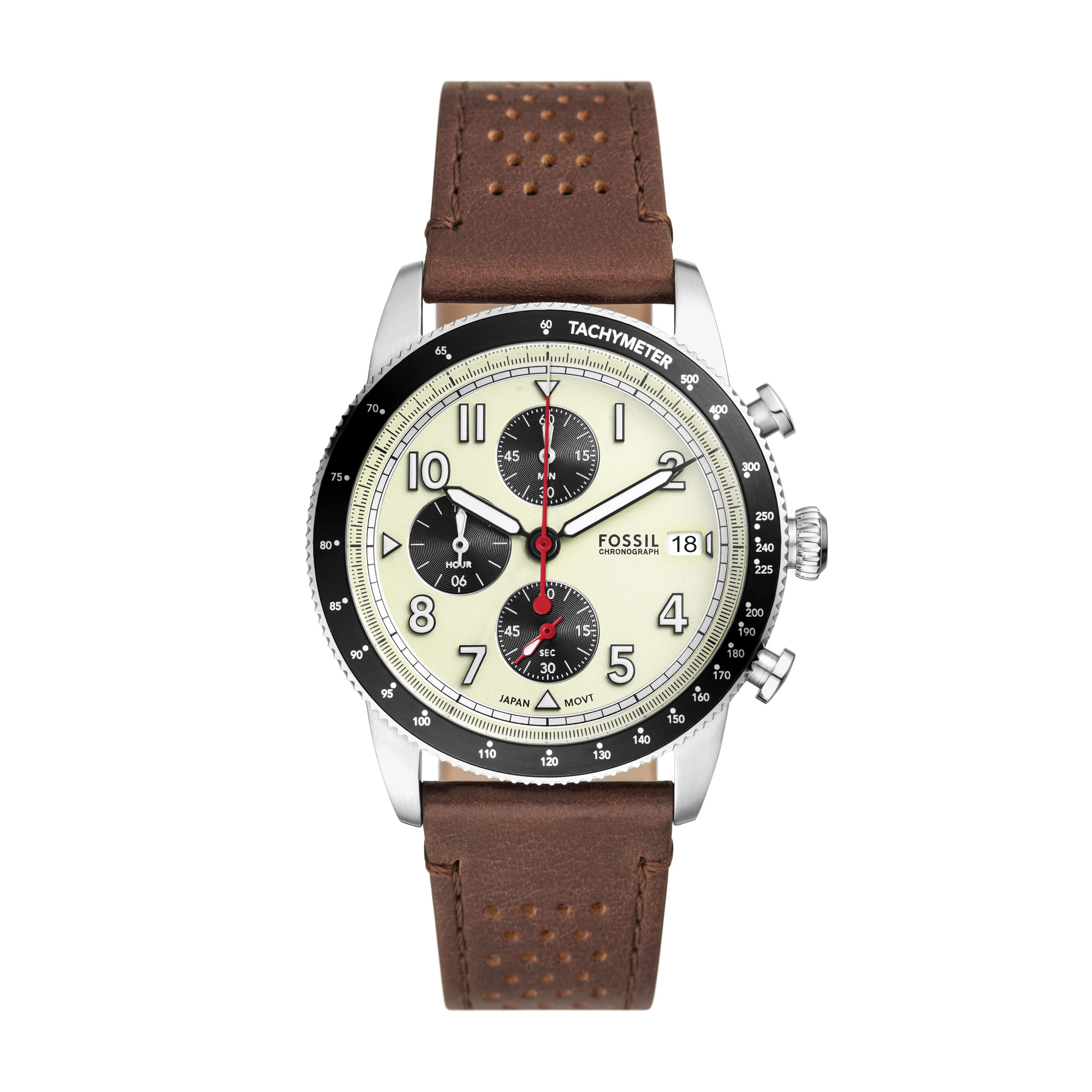 SPORT TOURER CHRONOGRAPH BROWN LITEHIDE™ LEATHER WATCH