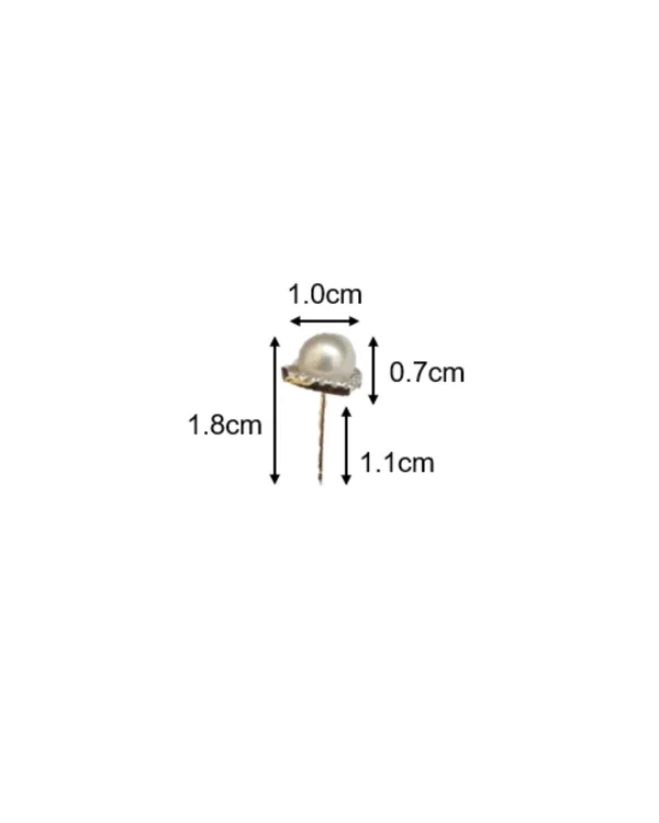 EARRING POH KONG 585 WHITE GOLD