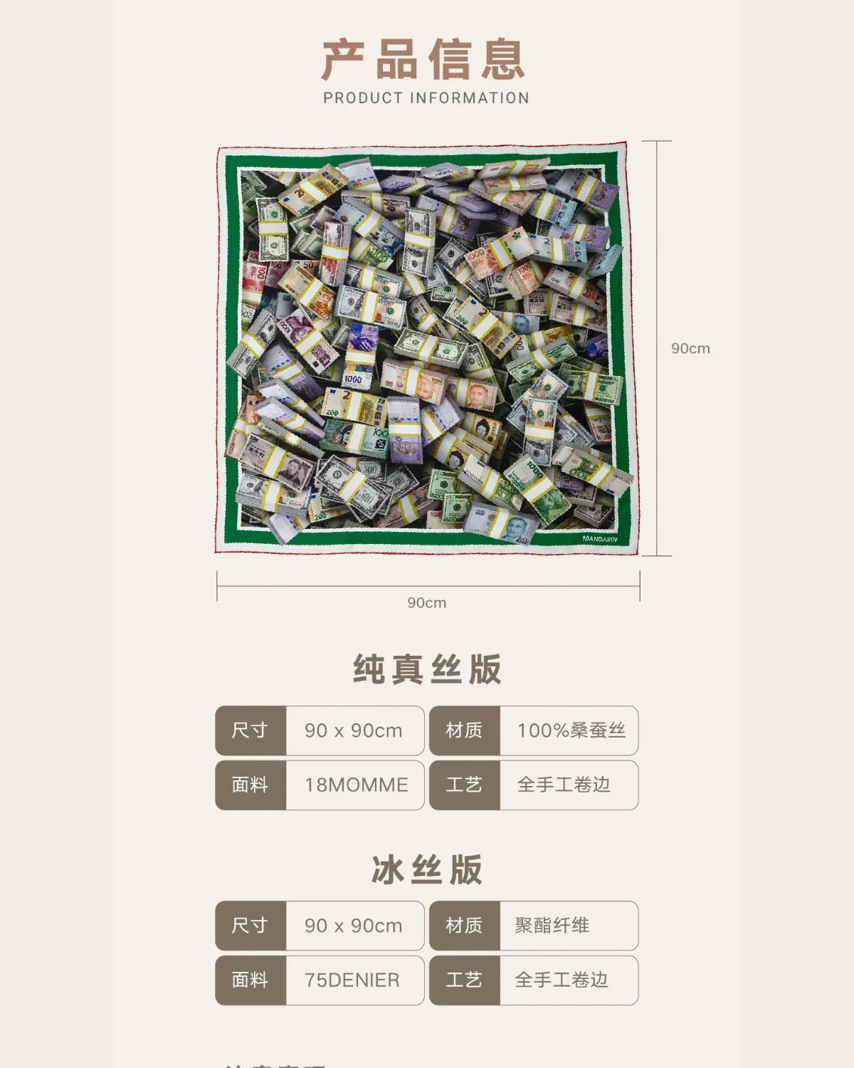 TREASURE ATLAS SCARF (SILK)