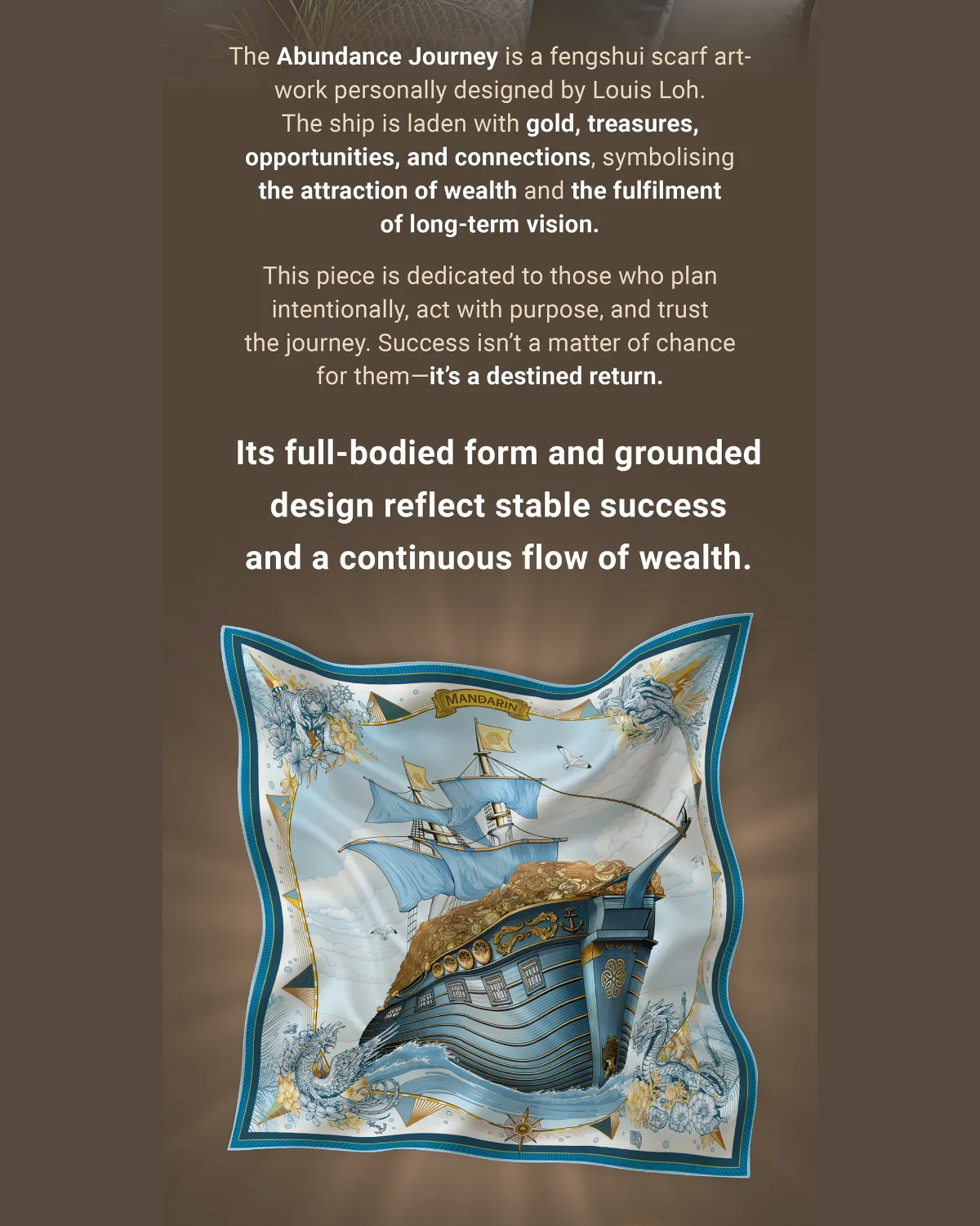 ABUNDANCE JOURNEY NEW SCARF (ICE SILK)