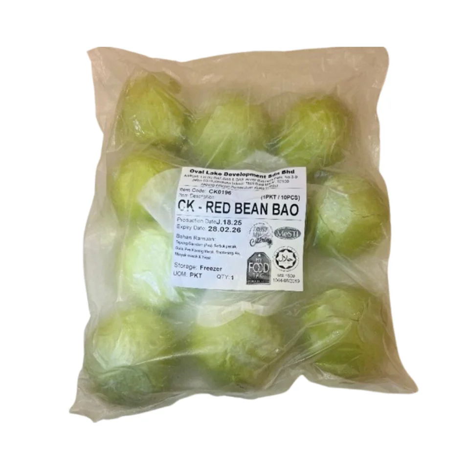 [FROZEN] CK PANDAN RED BEAN BAO